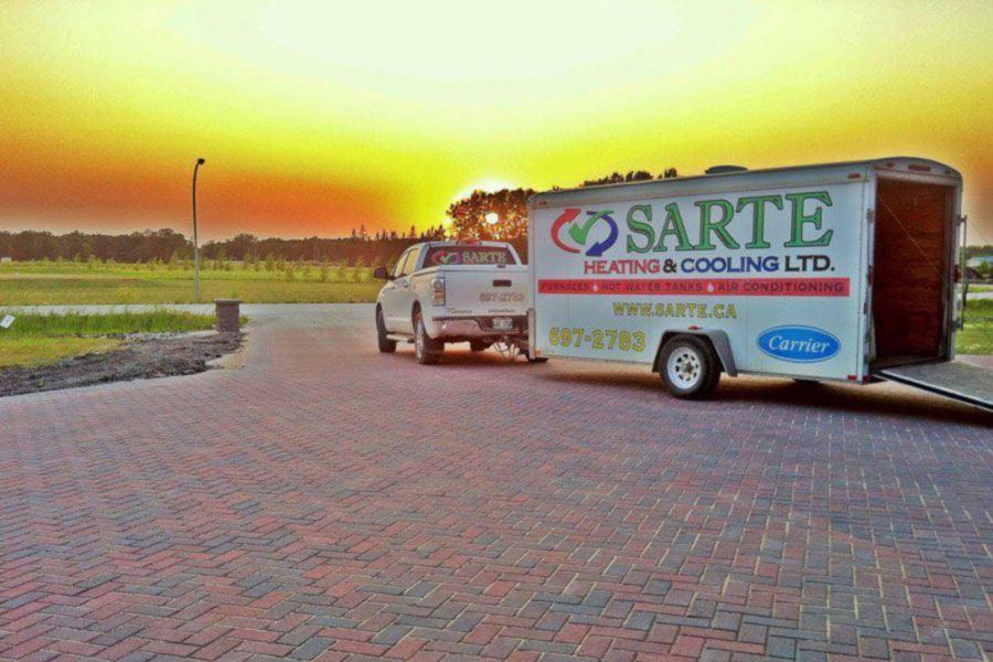Sarte Heating & Cooling service truck — Winnipeg HVAC